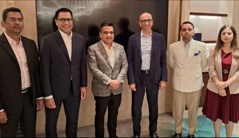 Portrait of Mr. Harsh Sanghvi from November 2023 event with UAE India Business Council